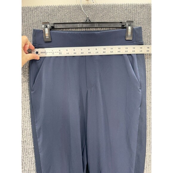 Athleta Brooklyn Mid Rise Ankle Pant Womens 4 Navy Lightweight Stretch Pull On - Picture 7 of 11